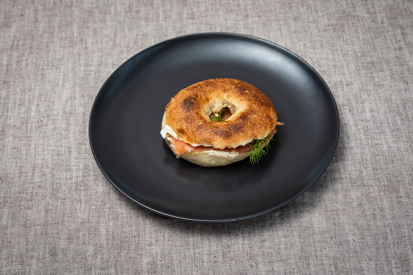 Smoked Salmon And Cream Cheese Bagel Bonbon